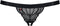 Obsessive String met Band en Open Kruis – Erotisch Onderbroek - Maat S/M – Zwart