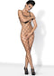 Obsessive Visnet Catsuit - Erotische Catsuit - One Size - Zwart