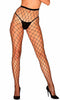 Obsessive Visnet Panty - Zwart
