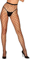 Obsessive Visnet Panty - Zwart