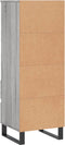 vidaXL - Hoge - kast - 40x36x110 - cm - bewerkt - hout - grijs - sonoma