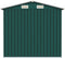 vidaXL - Tuinschuur - 205x129x183 - cm - gegalvaniseerd - staal - groen