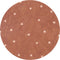 Rond Kinderkamer Vloerkleed Dot Chestnut Lorena Canals