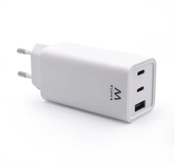 Ewent EW1323 - Oplader - 65W Power Delivery 3.0 Quick Charge 3.0 - Wit