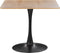 Eettafel BOCA Lichtbruin 90 cm 90 cm