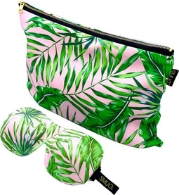 SMUG 3D Slaapmasker met Opbergzakje - 100% Verduisterend - Ergonomisch Oogmasker - Palm Print