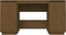 vidaXL - Bureau - 140x50x75 - cm - massief - grenenhout - honingbruin