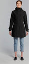 Basil Mosse - Parka Regenjas - Waterdicht en ademend - Zwart - Maat L