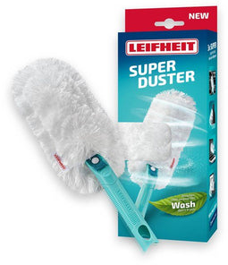 Leifheit Superduster - Plumeau - Wasbaar - 38 cm - Flexibel - Click System
