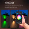 Calex Smart Outdoor LED Wandlamp - RGB en Warm Wit Licht - 4W - Zwart