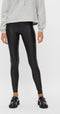 PIECES PCNEW SHINY LEGGINGS - Dames Legging - Glanzend effect - Zwart