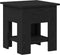 vidaXL - Salontafel - Zwart - Eiken - 40x40x42 - cm - Bewerkt - Hout