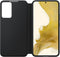 Samsung Galaxy S22+ - Smart Clear View Hoesje - Antibacterieel - Zwart