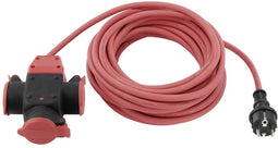 Sygonix SY-5806890 Stroom Verlengkabel 16 A Rood 10.00 m H07RN-F 3G 1,5 mm² Weerbestendig