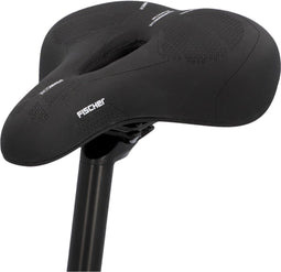 FISCHER R.E.Med - Fietszadel - MEMORY FOAM - Zwart