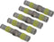 Quadrios 22C464 Stootverbinder Met krimpkous 4.0 mm² 6.0 mm² Volledig geïsoleerd Geel 1 set(s)