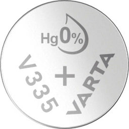 Varta V335 - Zilveroxide knoopcel-batterij - 1,3mm hoog
