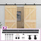 vidaXL - Schuifdeur - met - beslag - 100x210 - cm - massief - grenenhout