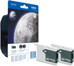 Brother LC-1000BK - Inktcartridge - 2x Zwart (2 stuks)