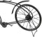 Bordsklocka Fiets - Wandklok Metaal 38 x 20 x 4 cm - Zwart (4 Stuks)