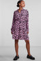 PIECES PCATHENA LS SHIRT DRESS QX BC - Dames Jurk - Maat 50