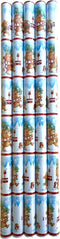 Benza Christmas Bear - Kerstpapier cadeaupapier - 5 Rollen 200 x 70 cm