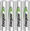 Energizer ENR Recharge Extreme 800 AAA BP4 - Oplaadbare batterij - Vervangt tot 600 alkaline - Zilver