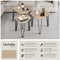 tectake Torquay - Salontafel-set - 3-delig - industrieel lichtbruin