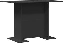 vidaXL - Eettafel - Zwart - 100x60x75 - cm - Engineered - Wood