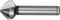 RUKO 102119E - Kegelverzinkboor 16.5 mm HSSE-Co 5 - CBN-diepgeslepen spaangroeven (1 stuk)