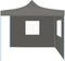vidaXL - Vouwtent - pop-up - met - 2 - zijwanden - 3x3 - m - antraciet