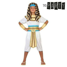 Th3 Party Egyptische Koning - Kostuum - 6 Onderdelen - Wit (3-4 Jaar)