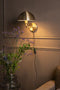 Leitmotiv Bonnet - Wandlamp - Metalen - Rond - Antiek goud