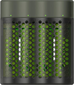 GP ReCyko M451 - Snellader voor 4 AA/AAA batterijen - Inclusief 4 oplaadbare AA-batterijen (2600 mAh)