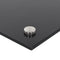 vidaXL - Spatscherm - keuken - 80x50 - cm - gehard - glas - wit