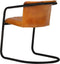 vidaXL - Eetkamerstoelen - 2 - st - echt - leer - bruin - tan