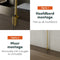 Nolt Leeslamp Bedlampje - Dimbaar LED - Hoogte 58 cm - Goud (Set van 2)
