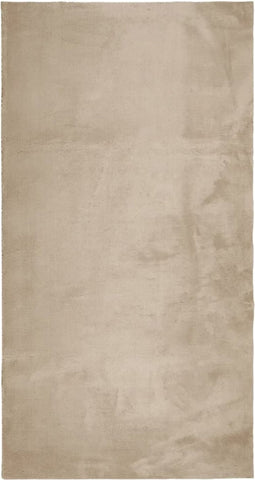vidaXL - Vloerkleed - HUARTE - laagpolig - zacht - wasbaar - 80x150 - cm - zandkleurig