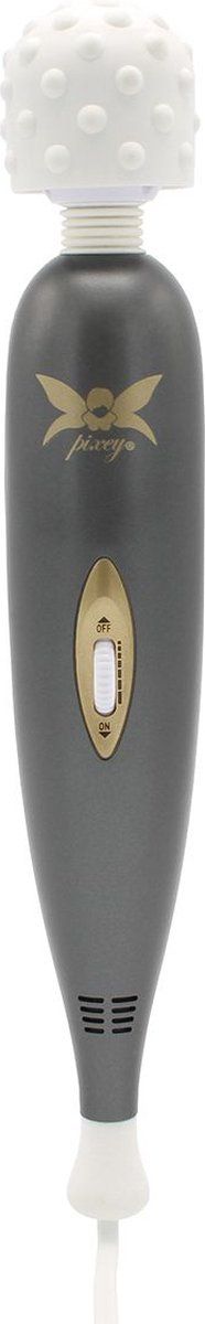 Pixey - Exceed V2 - Wand Vibrator met Beweegbare Kop - Zwart