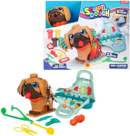 Kleiset dierenarts hond 47711A - Hondenverzorger thema - 5 kleuren klei 1 hond 1 reismand 6 accessoires