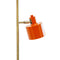 Ocean orange/ brass floor lamp