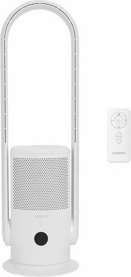 OCEANIC Luchtzuiveringsventilator met filter - Bladloos - Oscillatie - 35W - H.80 cm - 8u timer - Afstandsbediening
