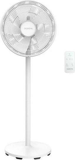 OCEANIC Voetventilator - 50 W - Ø 40 cm - 3 snelheden - Oscillerend - Kantelbaar - Wit