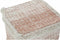 Kussen DKD Home Decor Voor op de grond Oranje Polyester Katoen Franjes (40 x 40 x 40 cm)
