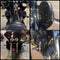 Geventileerde Beenschilden voor Harley Touring Vivid Black 1983-2013