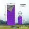 Oventure SleepPlus slaapzak | 190 x 80 cm | 3-seizoenen slaapzak | Comfortabel tot 8 °C | Voor kamperen, logeren en festivals | Zacht en luchtig materiaal | Geschikt voor volwassenen en kinderen | Met draagtas | Paars