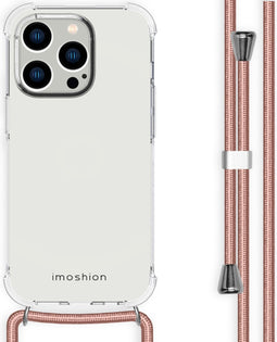 imoshion Hoesje Geschikt voor iPhone 14 Pro Hoesje Met Koord - imoshion Backcover met koord - Transparant
