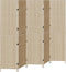 vidaXL - Kamerscherm - 5 - Panelen - Opvouwbaar - Beige - 245x180 - cm - Poly - Rattan