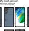 iMoshion Hoesje Geschikt voor Samsung Galaxy S21 FE Hoesje - Ruimte voor 2 pasjes - iMoshion Backcover met pasjeshouder - Donkerblauw