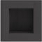 vidaXL - Vuurkorf - Vierkant - Zwart - 60x60x30 - cm - Staal